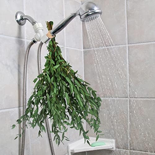 Real Eucalyptus Stems Greenery Decor 20PCS 17" Dried Willow Eucalyptus Plant Preserved Greenery Stems for Home Vase Filler Wedding Flowers Arrangement Spring Decorations - Image 3