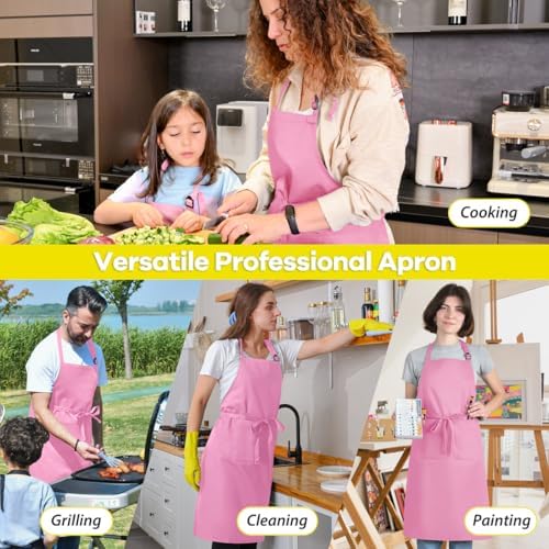 ROTANET Extra Large Apron for Men Cooking Adjustable, 2 Pockets, Waterproof - Image 6