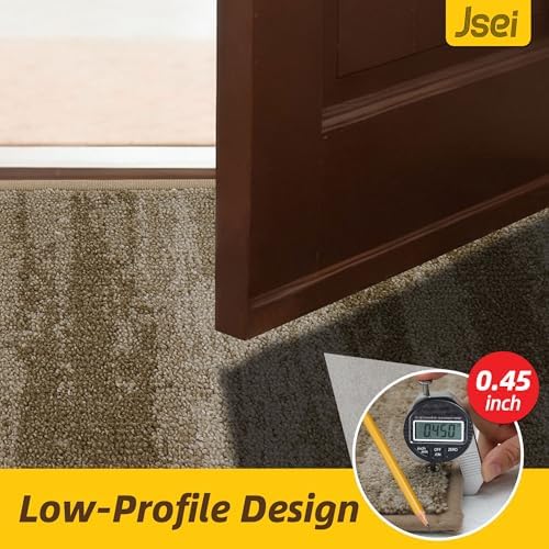 JSEI Dirt Trapper Door Mat 24"x36", Non-Slip Doormat, Beige - Image 4