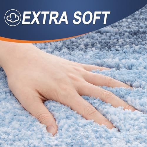 OLANLY Bathroom Runner Rug 47x24, Extra Soft Absorbent Microfiber Bath Rugs - Image 2