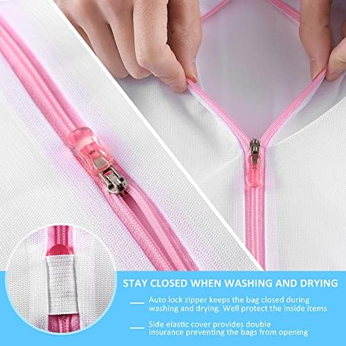 GOGOODA Mesh Laundry Bags for Delicates Durable Protective Wash Bags (Pack of 2) - Image 6