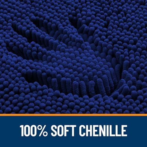 OLANLY Bathroom Rugs 35x24, Extra Soft Absorbent Chenille Bath Rugs - Image 3