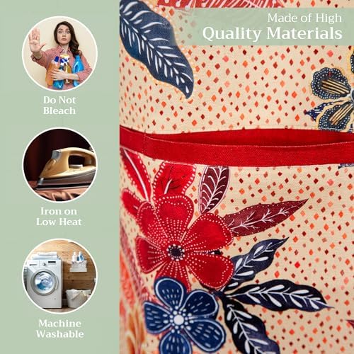 Maison d' Hermine Aprons for women with Pocket 100% Cotton (27.50"x31.50") - Image 3