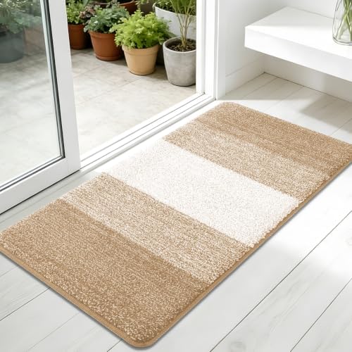 Kitinjoy Indoor Outdoor Door Mat, 45x27 Non-Slip Dirt Trapper Doormats by Kitinjoy