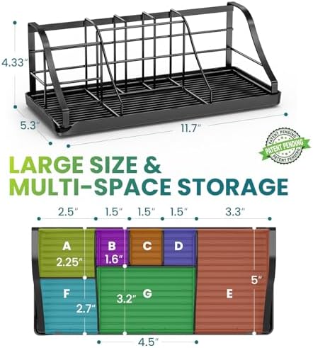 Bathroom Organizers and Storage,7 Slots, Kids Electric Toothbrush Holders - Image 4