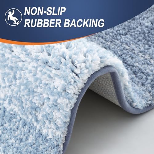 OLANLY Bathroom Runner Rug 47x24, Extra Soft Absorbent Microfiber Bath Rugs - Image 4