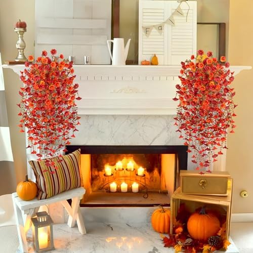 Hrobek Fall Artificial Flowers for Outdoor UV Resistant Fake Hanging Plant - Image 3