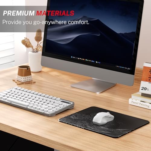 MROCO Essential Office & Gaming Mouse Pad, 8.5 x 11 Inch, Kanagawa Wave - Image 6