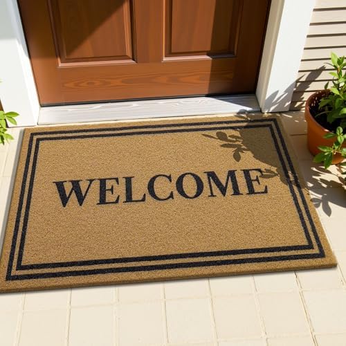 OLANLY Front Door Mat 30x17, Low Profile Doormat (Welcome) - Image 4