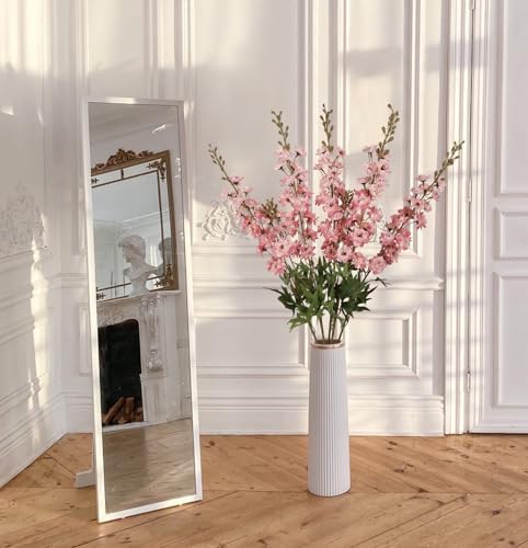 IPOPU Pink Artificial Delphinium Flowers 33.5" Long Stem Artificial Flowers Vintage Pink Fake Flowers for Wedding Centerpieces for Home Tables Party Decor（Vintage Pink） - Image 5