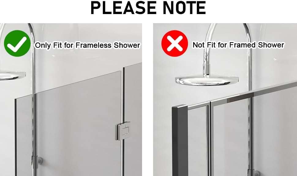 Shower Door Hook, Extended Length Double-Sided Hook for Frameless Shower Doors (7 Inch), Heavy-Duty Stainless Steel Hook for Bathrobes and Towels, No Drilling or Adhesive Required, 2-Pack, Silver - Image 5
