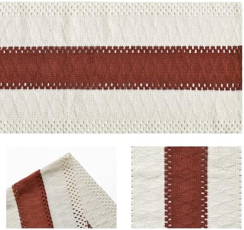 Artoid Mode Caramel Farmhouse Rustic Table Runner 12x36 Inch - Image 6