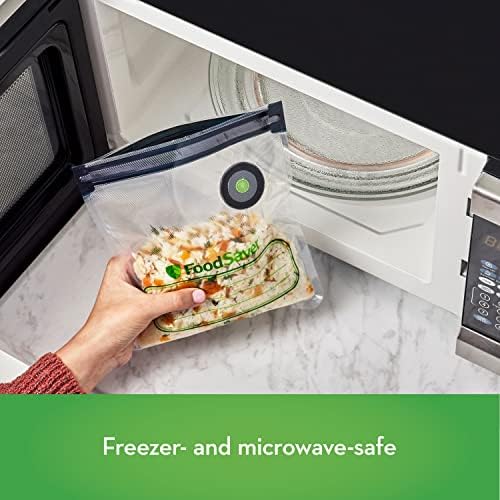 FoodSaver Reusable Gallon Vacuum Zipper Bags, Vacuum Zipper Storage Bags and Accessories (8 Count) - Image 4