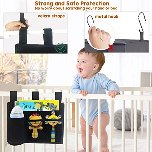 Bedside Storage Caddy, Bunk Bed Storage Bag, Hanging Bedside Organizer - Image 4