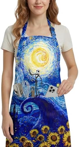 Women Apron, Cute Kitchen Aprons for Women, Girls - Image 2
