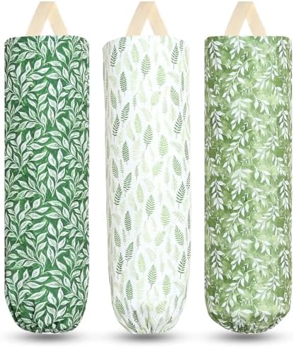 Plastic Bag Holder, Wall Mount Grocery Bag Organizer for Plastic Bags, Reusable Grocery Bags Organizer for Home Kitchen Pantry Decor (U) by Unknown