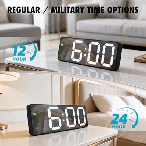 Mini Digital Exquisite Desk Clock LED Display - Image 5
