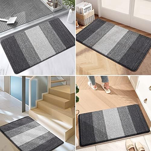 Kitinjoy Indoor Outdoor Door Mat, 30x27 Non-Slip Dirt Trapper Doormats - Image 6