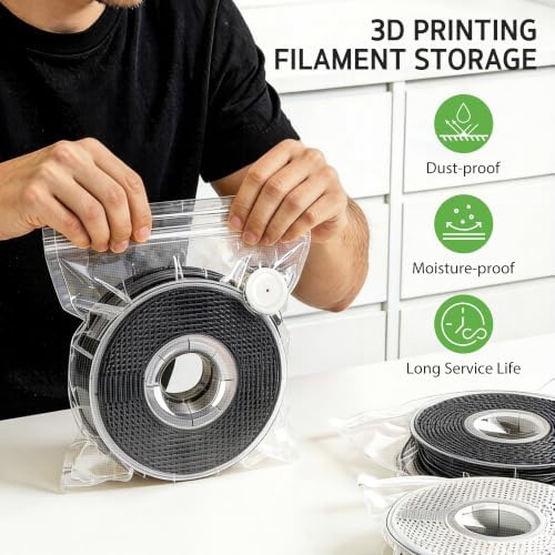 Syntus 40 Pcs Reusable Vacuum Sealer Bags for Food, 8"x10"+12"x13" (S+L) - Image 7