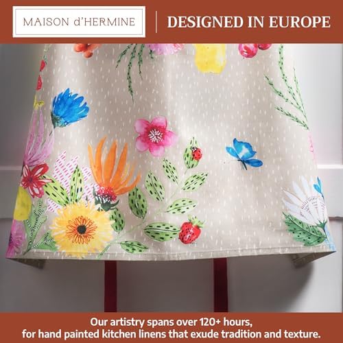 Maison d' Hermine Aprons for women with Pocket 100% Cotton (27.50"x31.50") - Image 2