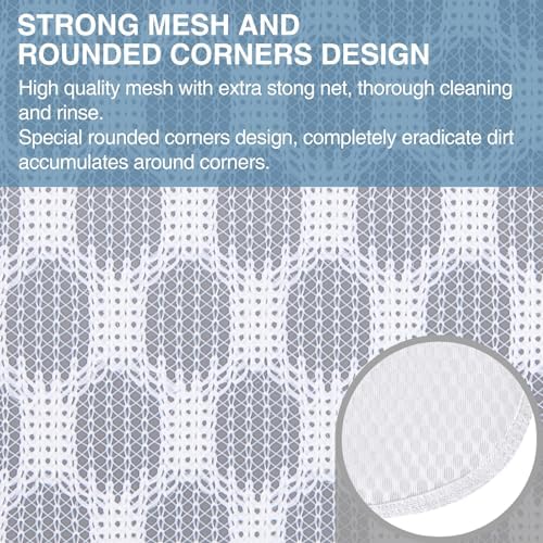 3 pcs Durable Honeycomb Mesh Laundry Bags for Delicates 3 Medium (12" x 15") - Image 2