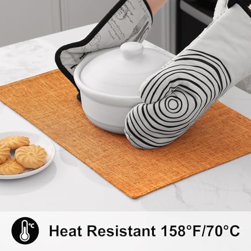 homing Faux Cotton Linen Placemats Set of 6, Cloth Dining Table Mats - Image 4