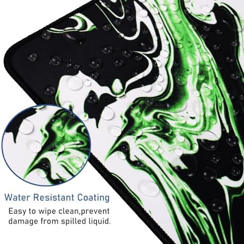 Large Extended Mouse Pad with Stitched Edges, Non-Slip Natural Rubber Base - Image 4