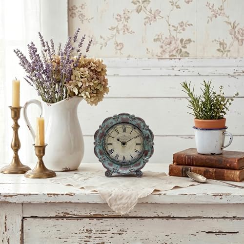 NIKKY HOME Vintage Table Clock Battery Operated for Home Decor - Image 3