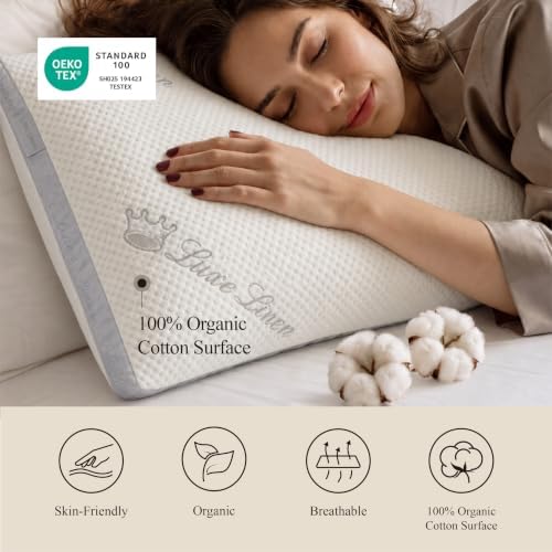 Organic Cotton Surface Pillow for Sleeping Queen Size - Image 2