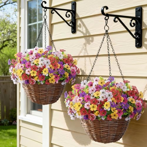 Lifewit Artificial Flowers for Outdoor, Faux Flowers for Garden Decor - Image 3