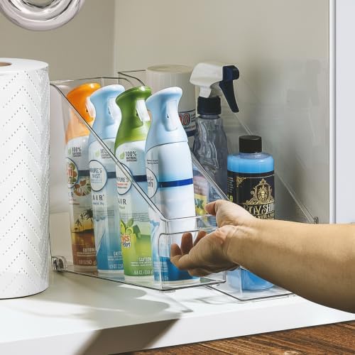 Sorbus Under-Sink Organizer Bins with Wheels & Handles - Image 3