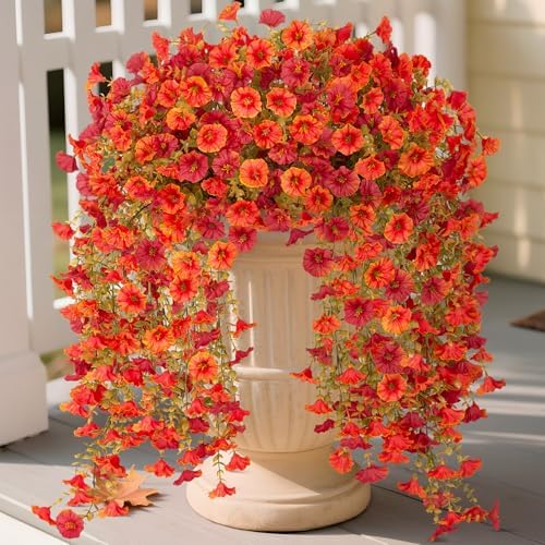 Hrobek Fall Artificial Flowers for Outdoor UV Resistant Fake Hanging Plant by HomePage