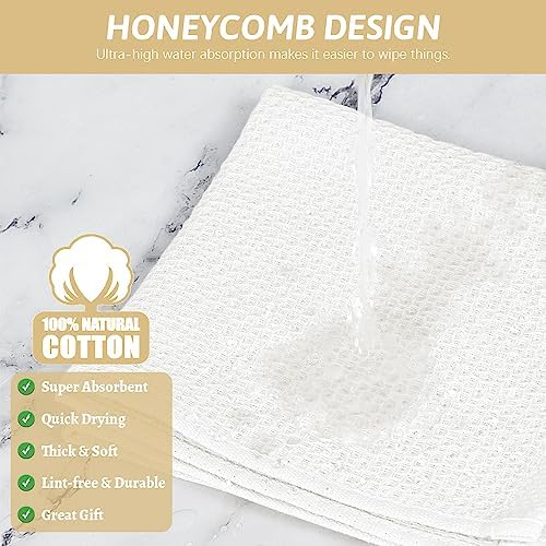 Nialnant 100% Cotton Kitchen Dish Towels, 6 Pack - Image 4