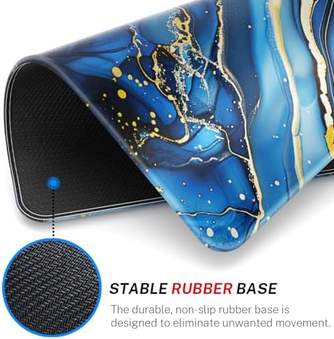MROCO 3-Pack Mouse Pads, 30% Larger Surface, 8.5 x 11 in, Blue Marble - Image 4