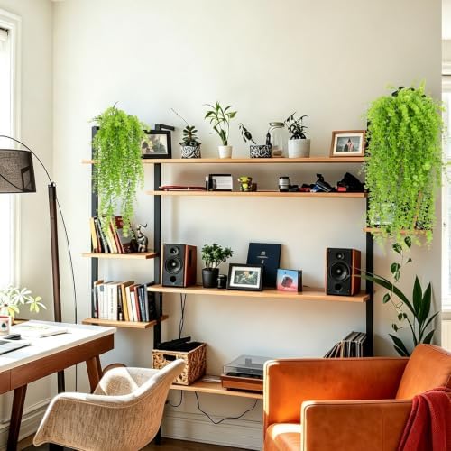 SJL Artificial Hanging Greenery Fake Eucalyptus Ivy Faux Trailing Plant - Image 5