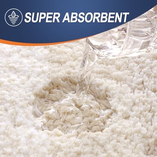 OLANLY Luxury Toilet Rugs U-Shaped 24x20, Soft Absorbent Microfiber Mat - Image 4