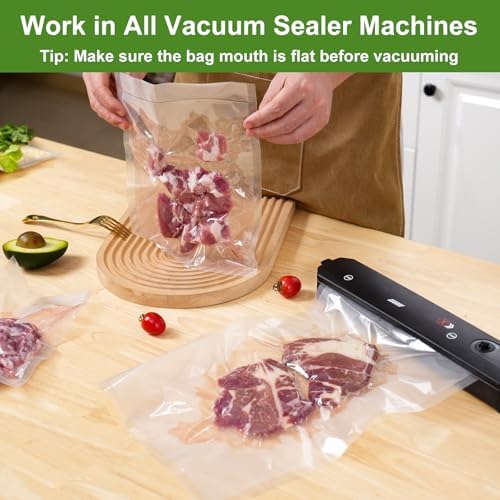 Vacuum Sealer Bags for Food Storage, 300pcs Precut Pint, Quart & Gallon - Image 5