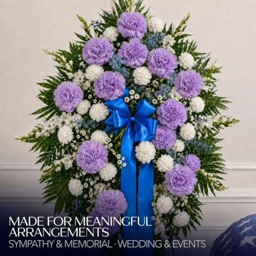 Royal Imports Carnation Artificial Flowers for Weddings – Lavender 100pk - Image 3