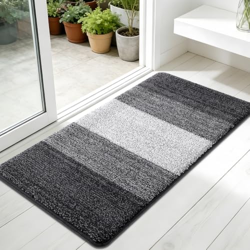 Kitinjoy Indoor Outdoor Door Mat, 45x27 Non-Slip Dirt Trapper Doormats by Kitinjoy