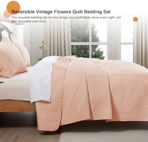 Whale Flotilla Extra Soft Twin Quilt Bedding Set, Lightweight Bedspreads - Image 4