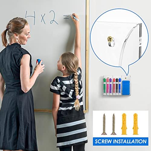 MaxGear Wall Marker Holder & Remote Control Organizer 3-Compartment - Image 5