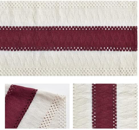 Artoid Mode Red Farmhouse Rustic Christmas Table Runner 12x48 Inch - Image 6