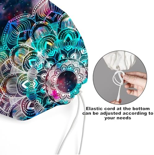 2Pcs Mandala Plastic Bag Holder, Wall Mount Grocery Bag Holder - Image 4
