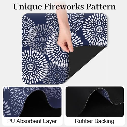 Dish Drying Mat Absorbent Kitchen Counter Mat Rubber Backing Draining Mat - Image 6