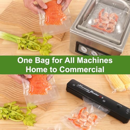 Moretoes 150pcs Vacuum Sealer Bags, Food Saver Bags Pint 6" x 10", BPA Free, Pre-cut Commercial Grade Vac Bags for Food Storage, Meal Prep or Sous Vide - Image 6