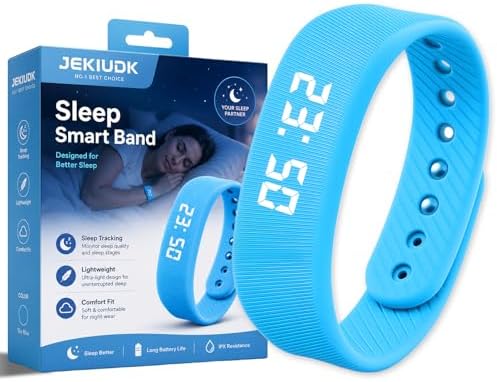 Vibrating Alarm Wristband Silent Wearable Watch Digital Clock for Heavy and Deep Sleepers Adults Deaf Hearing Impaired Men Women Wake Up Bracelet Fitness Reminder Multifunctional by Unknown