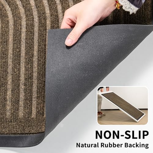 RORA Front Door Mat Outside Entrance, Indoor Welcome Doormat 29.5x17 - Image 2