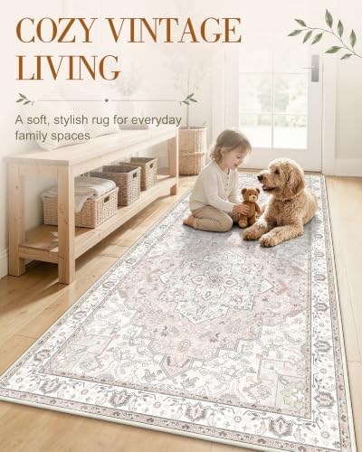 OLANLY 3x6 Washable Runner Rug, Soft Non Slip Carpet for Hallway Kitchen - Image 3
