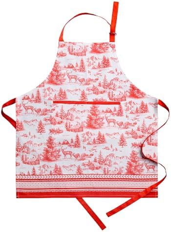 Maison d' Hermine Aprons for women with Pocket 100% Cotton (27.50"x31.50") by MaisondHermine