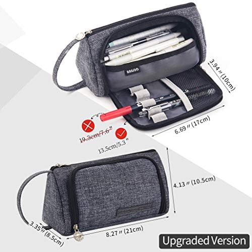 EASTHILL Big Capacity Pencil Case Pouch Pen Case Simple Stationery Bag School College Office Organizer for Teens Girls Adults Student - Image 3